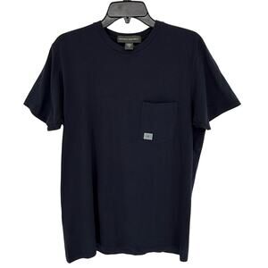 Banana Republic Men's T-Shirt Navy Blue Solid